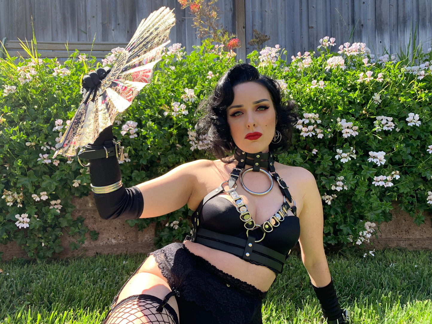 Vegan Bondage Halter Harness Bra