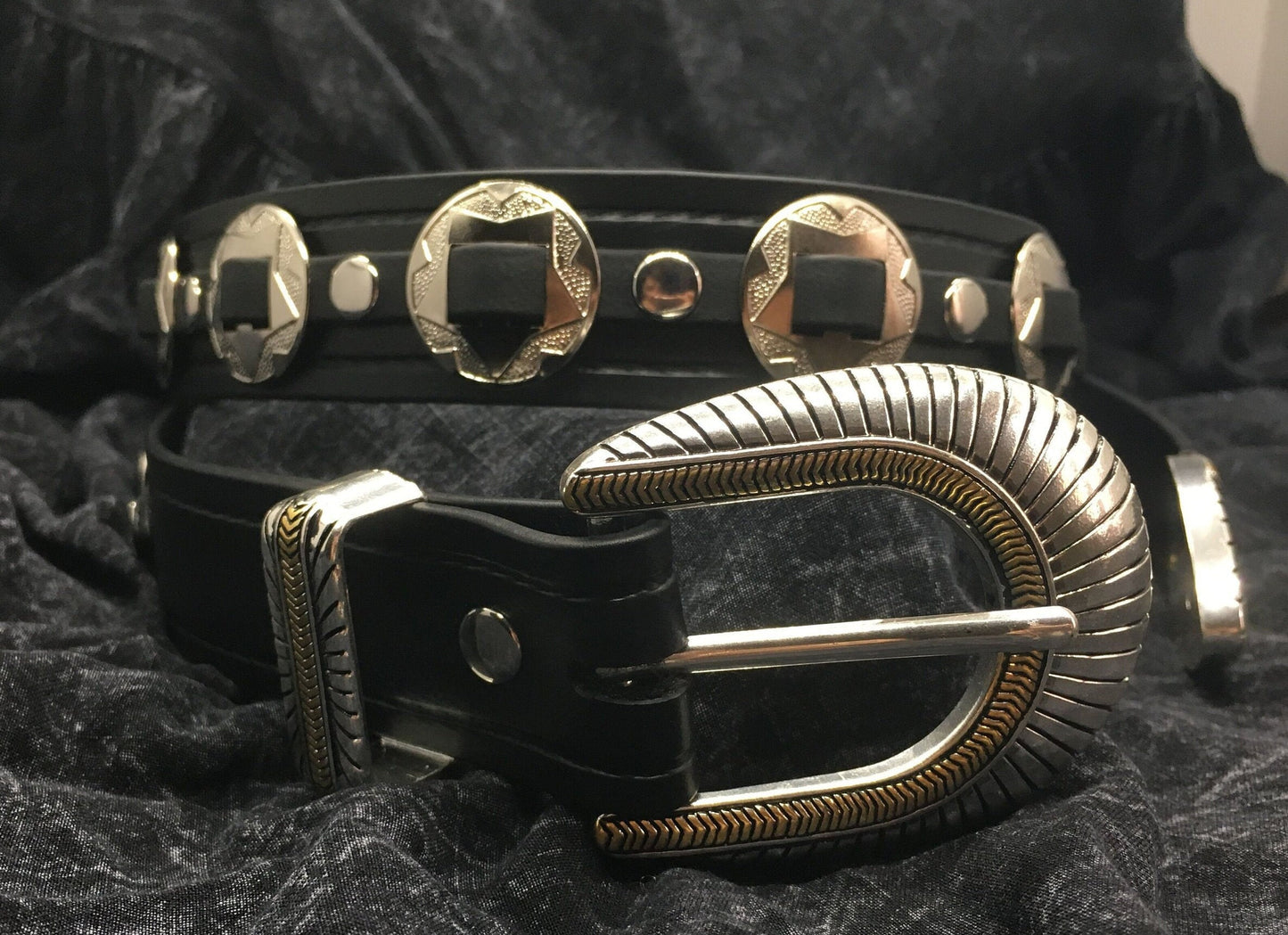 Vegan Western Concho Belt
