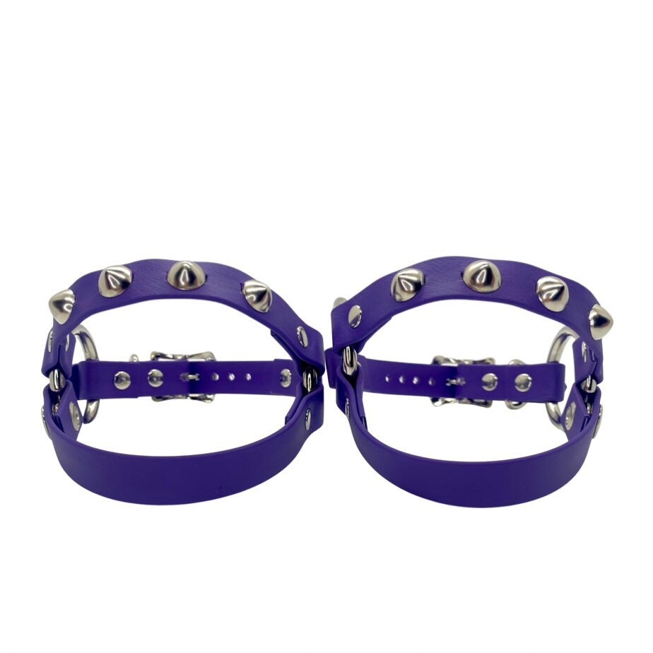 Studded Vegan Leather Roller Skate Strap