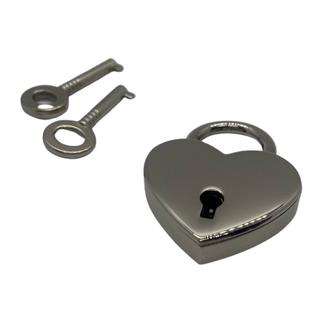 Heart Shaped Padlock with Keys