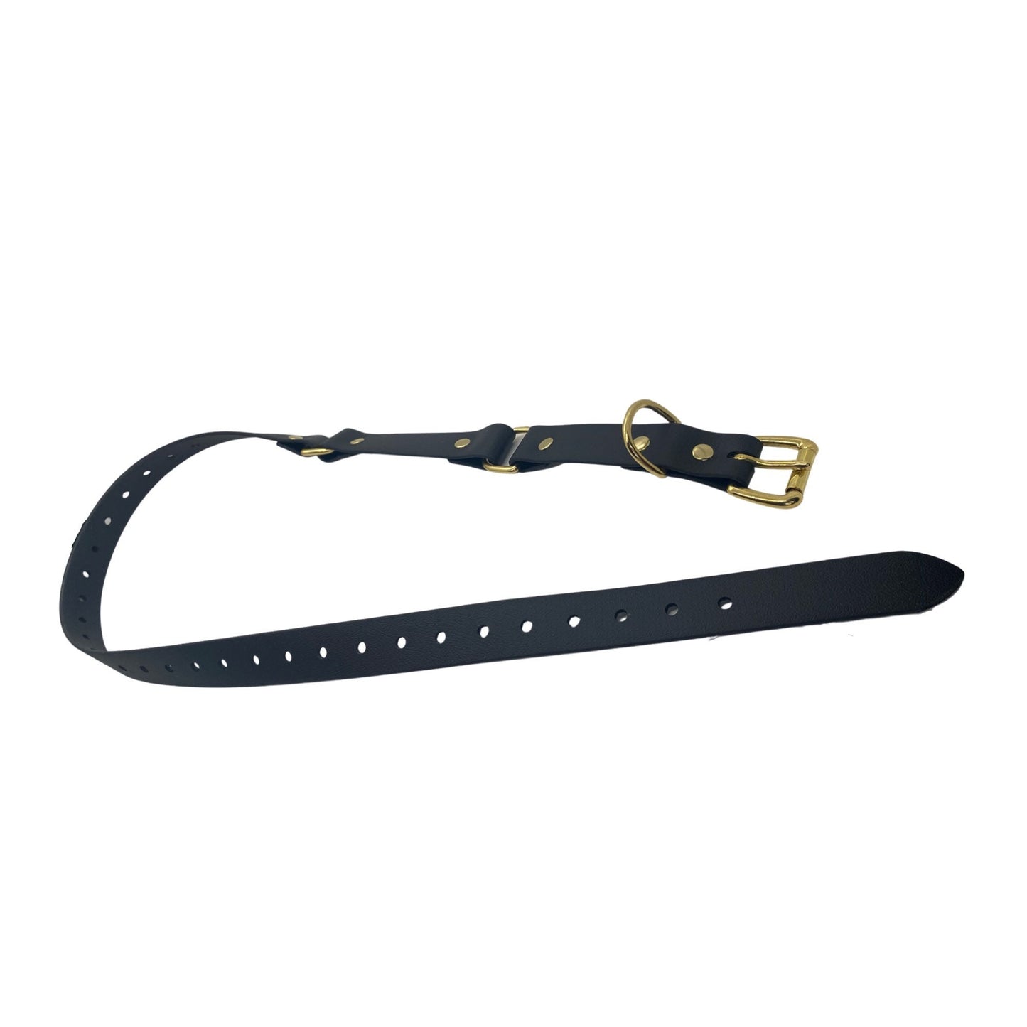 1" Vegan Hobble Belt - Restraints/ Cuffs- Brass Hardware