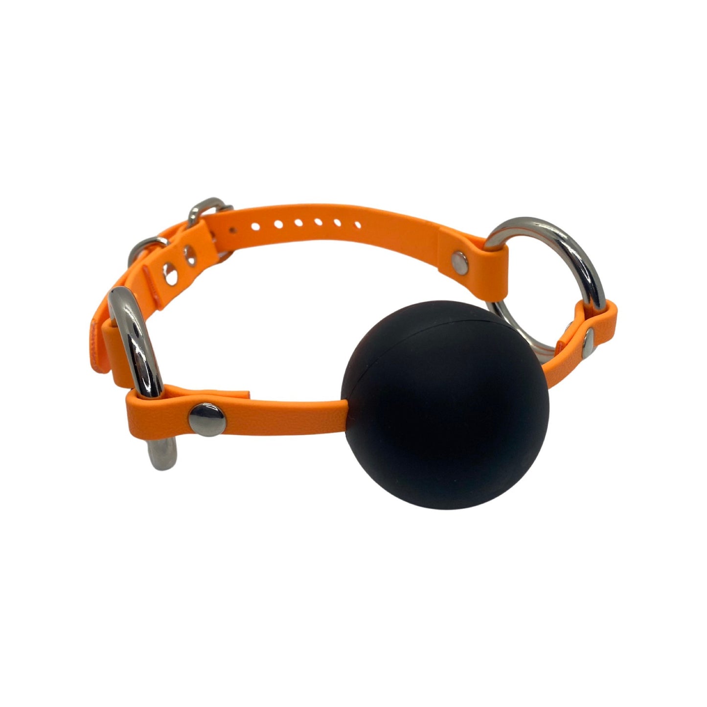 Vegan Ball Gag with Nickel Hardware