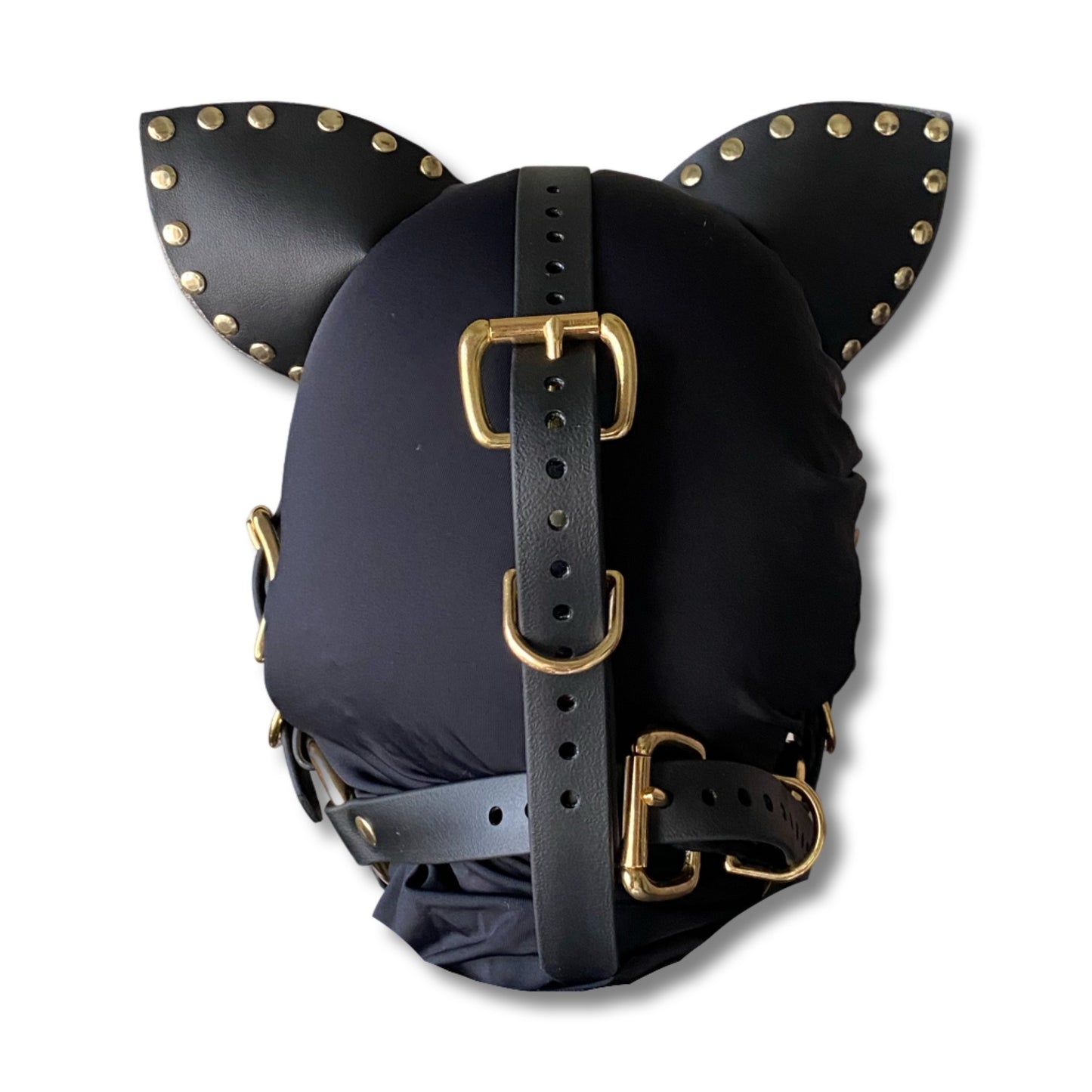 Brass Vegan Kitten Head Harness