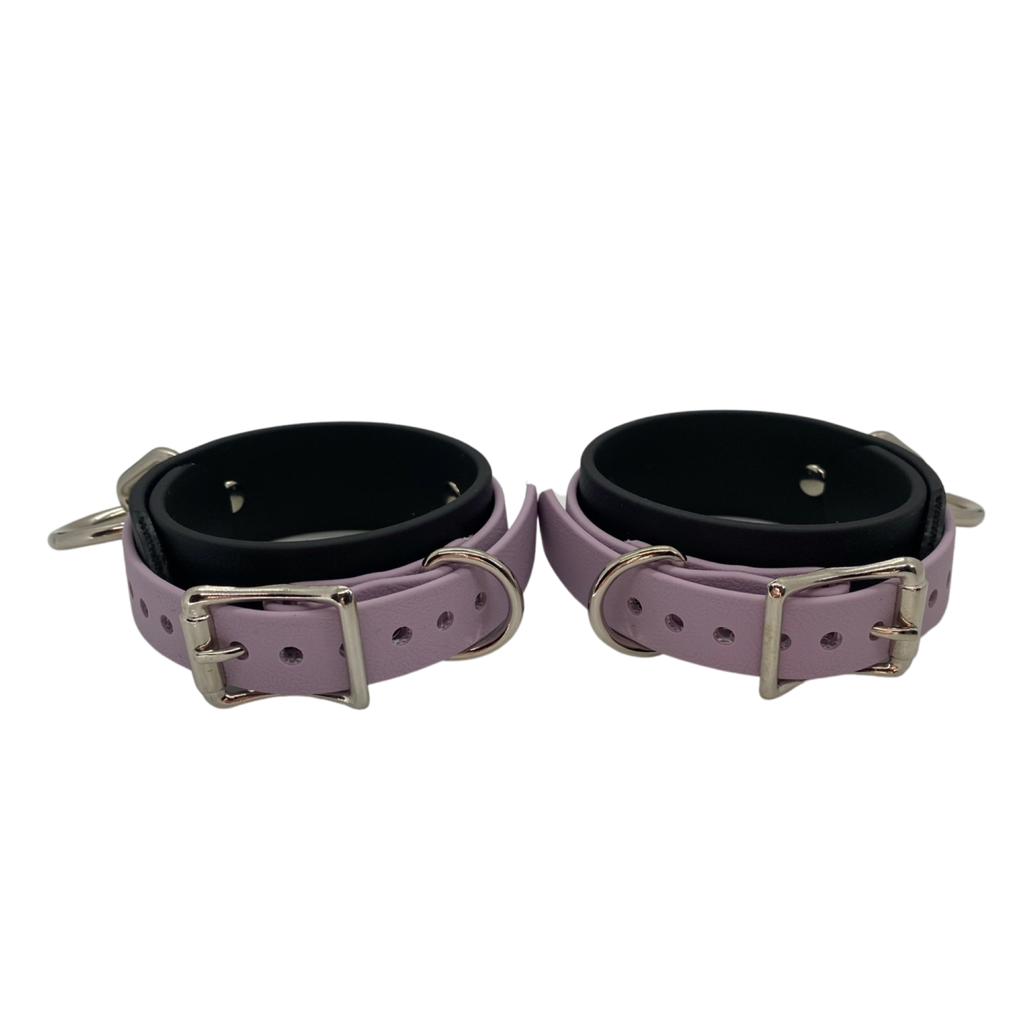 Vegan Cuffs with Bondage Rings