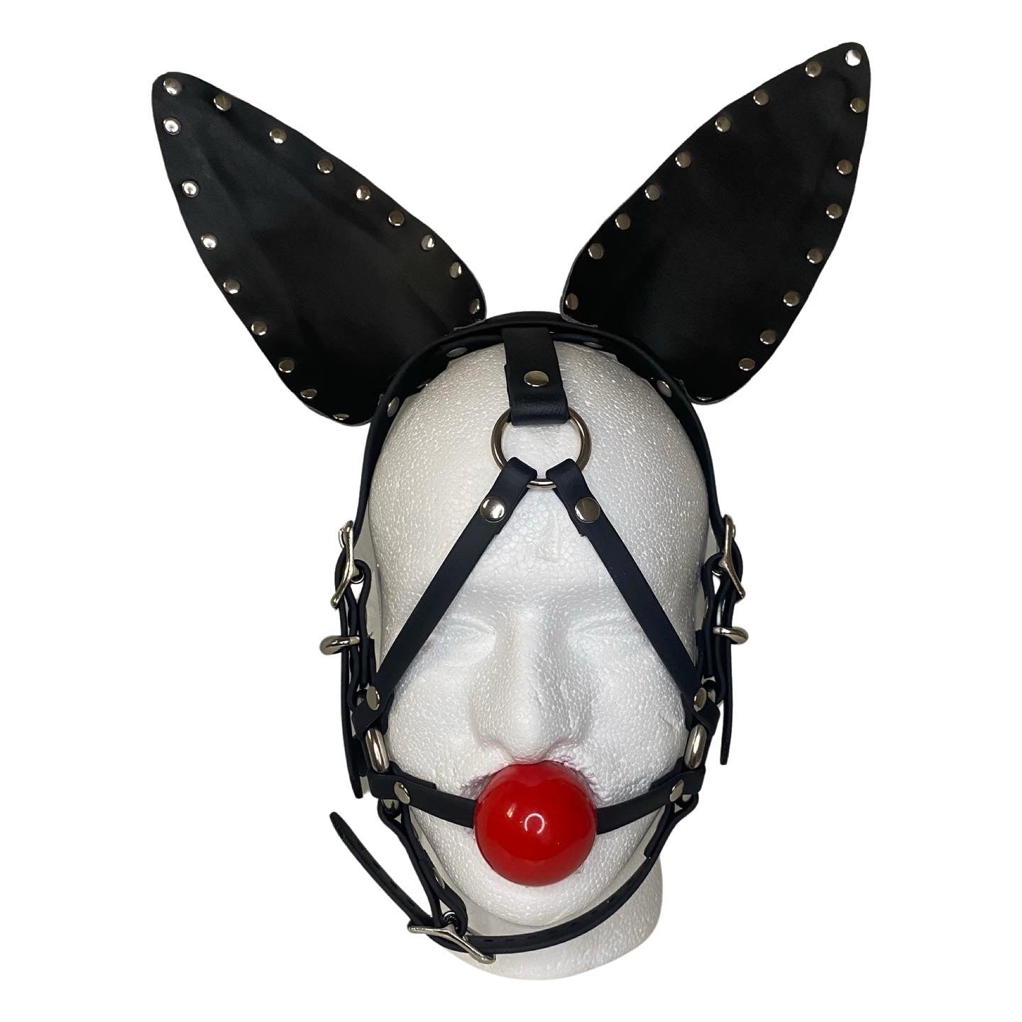 Vegan Bondage Bunny Head Harness