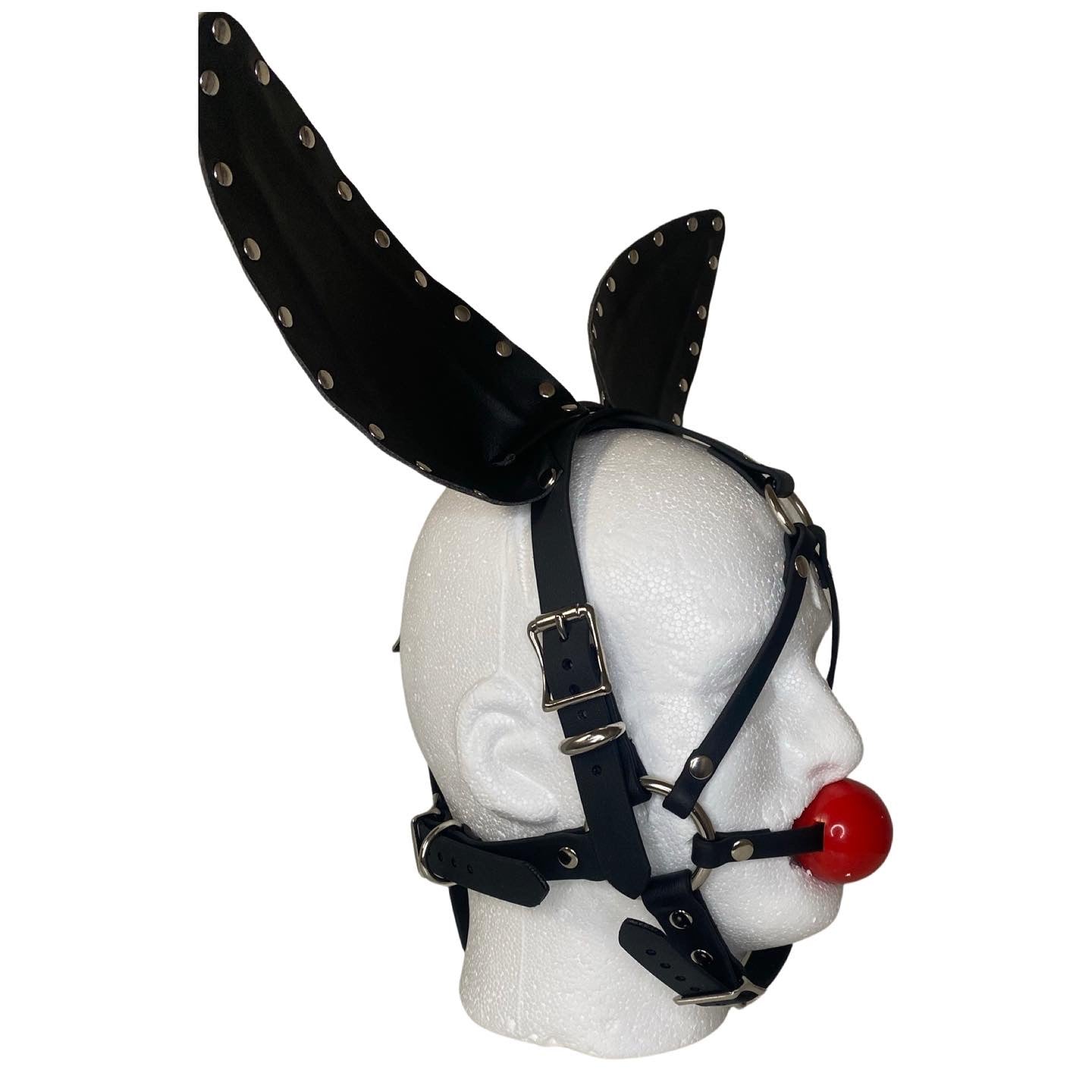 Vegan Bondage Bunny Head Harness