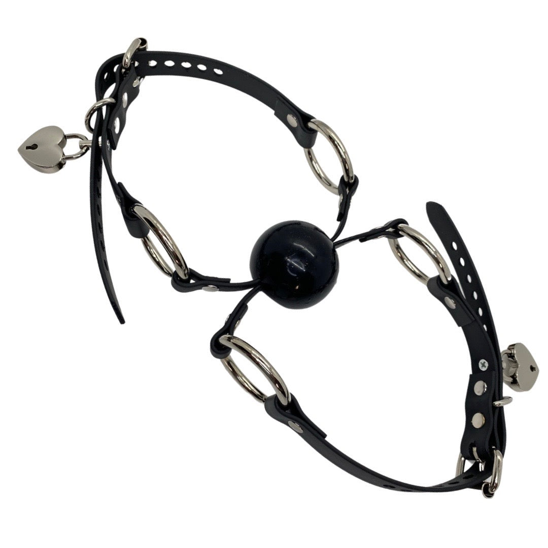 Vegan Ball Gag with Hearts – RVB