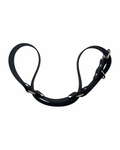1" Vegan Hobble Belt - Restraints/ Cuffs- Nickel Hardware
