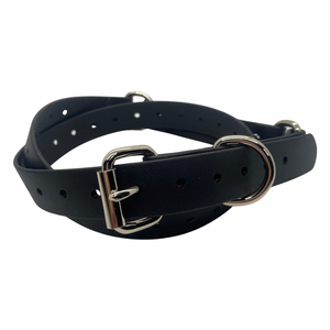 1" Vegan Hobble Belt - Restraints/ Cuffs- Nickel Hardware