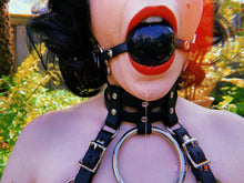 Load image into Gallery viewer, Vegan Ball Gag with Brass Hardware