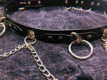 Load image into Gallery viewer, Vegan Bondage Belt with chains
