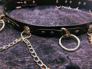 Vegan Bondage Belt with chains