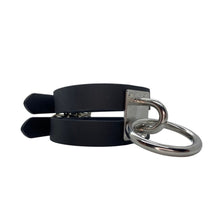 Load image into Gallery viewer, Vegan Bondage Collar - Double Stack with Heavy Duty Tie Down