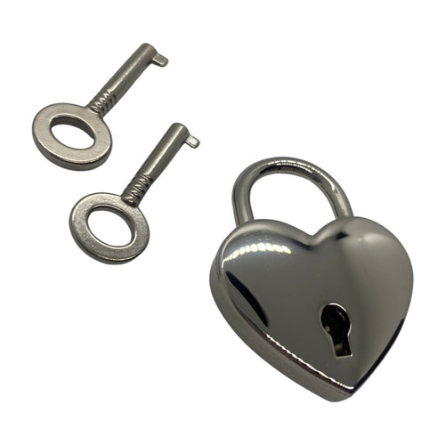 Heart Shaped Padlock with Keys