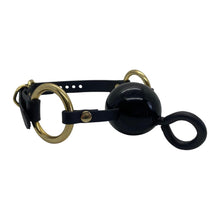 Load image into Gallery viewer, Vegan Ball Gag with Anchor Bolt - Brass Hardware
