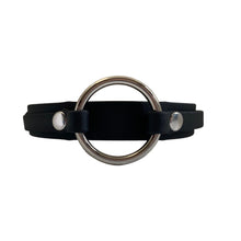 Load image into Gallery viewer, Vegan Bondage Choker Collar with O-Ring