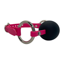 Load image into Gallery viewer, Vegan Ball Gag with Nickel Hardware