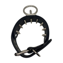 Load image into Gallery viewer, 2&quot; Heavy Vegan Bondage Collar with Inner Spikes