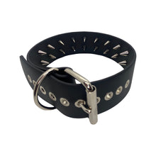 Load image into Gallery viewer, 2&quot; Heavy Vegan Collar with Inner Spikes