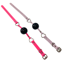 Load image into Gallery viewer, Vegan Ball Gag with Hearts
