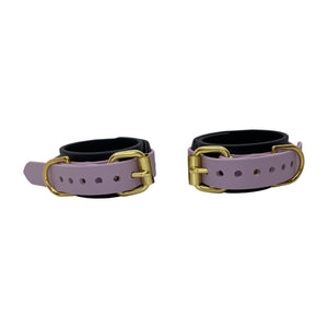 Vegan Cuffs Brass Hardware