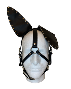 Vegan Bondage Bunny Head Harness