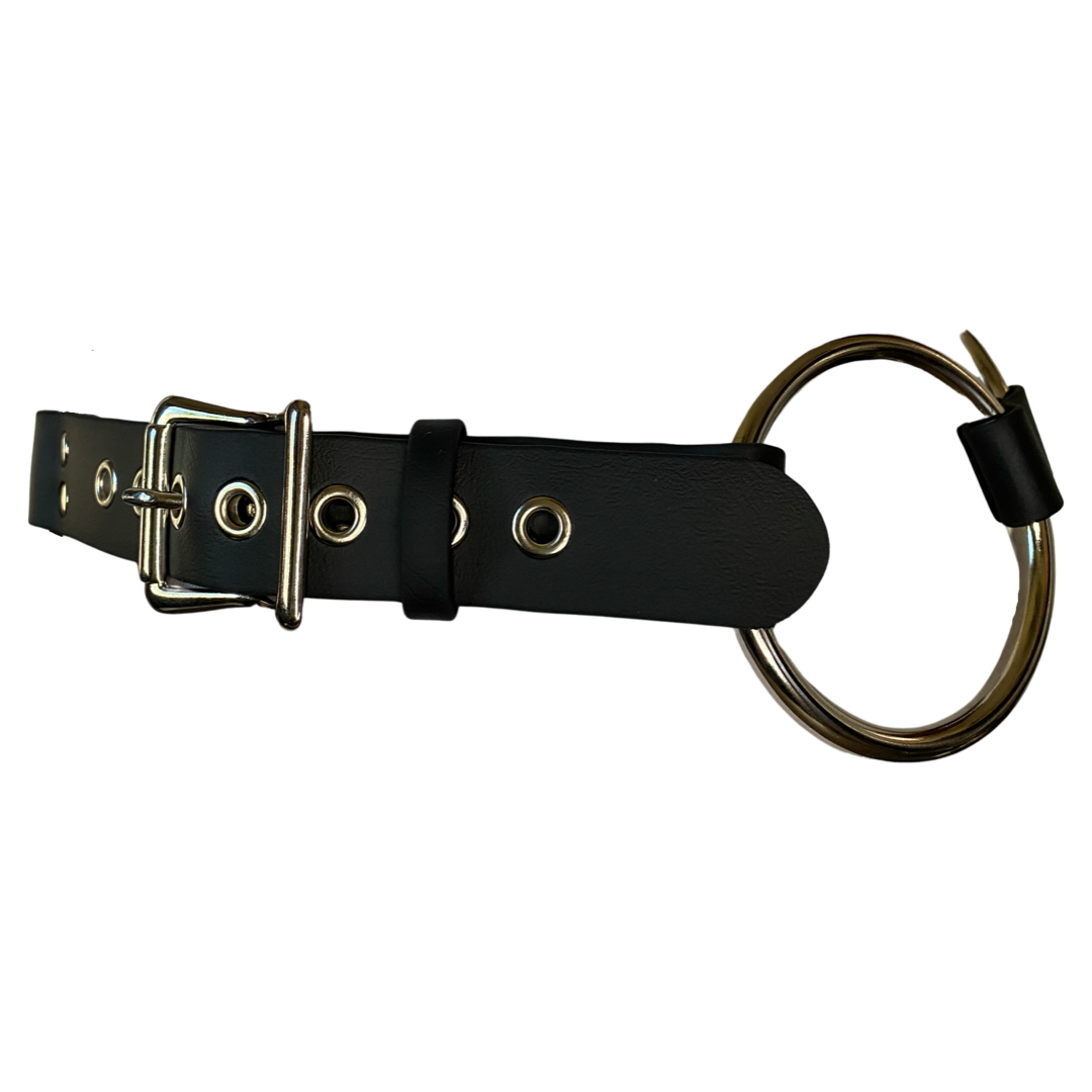 Leather O ring belt