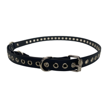Load image into Gallery viewer, 1” Vegan Hobble Belt - Restraints/ Cuffs - With Eyelets - Nickel Hardware